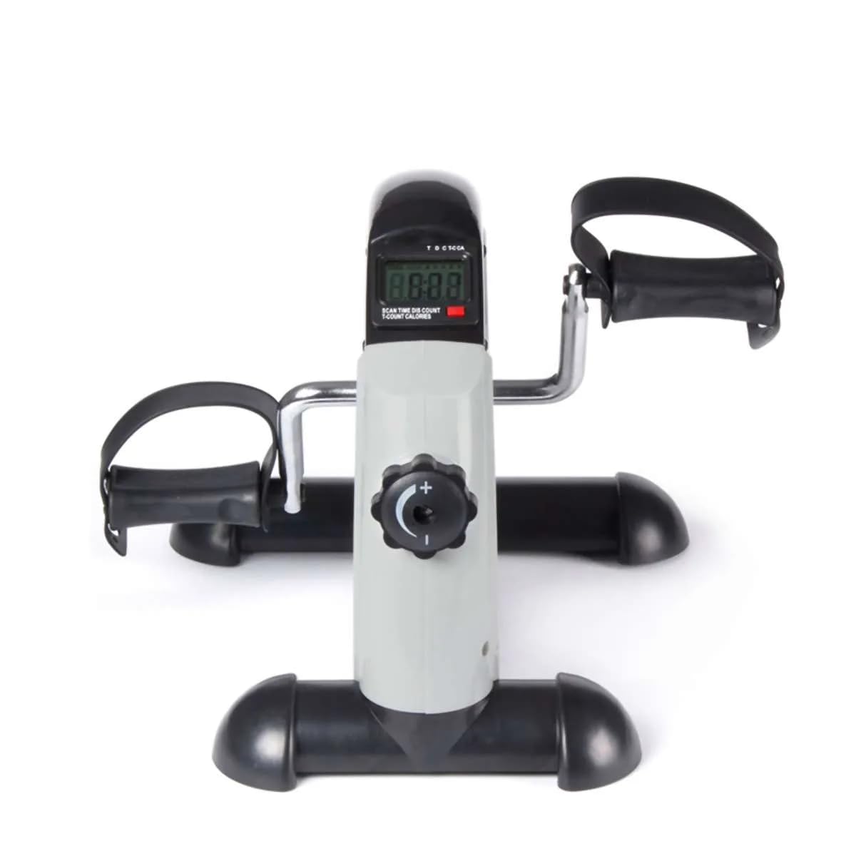 KLACK Pedaleador Mini Bike con Pantalla LCD, Brazos y Piernas | Resistencia Regulable, Base Antideslizante, Asa Integrada, Correas de Seguridad, Uso en Casa u Oficina
