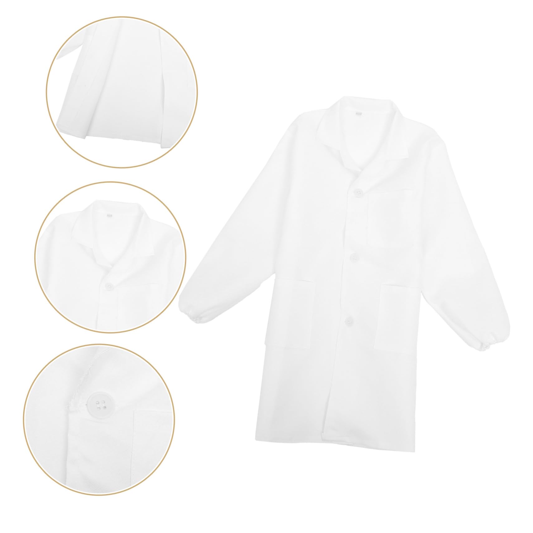 FRCOLOR Camice Scienziato per Lavabile Costume Cosplay Unisex Abbigliamento per Feste