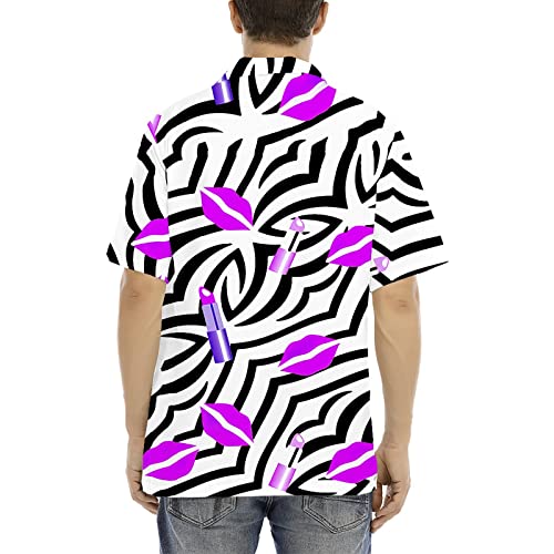 T Shirt For Men Mens Cotton Custom Logo Men's Shirts Sets Short Sleeve Casual Button Down Beach Flower Shirt #TOP3