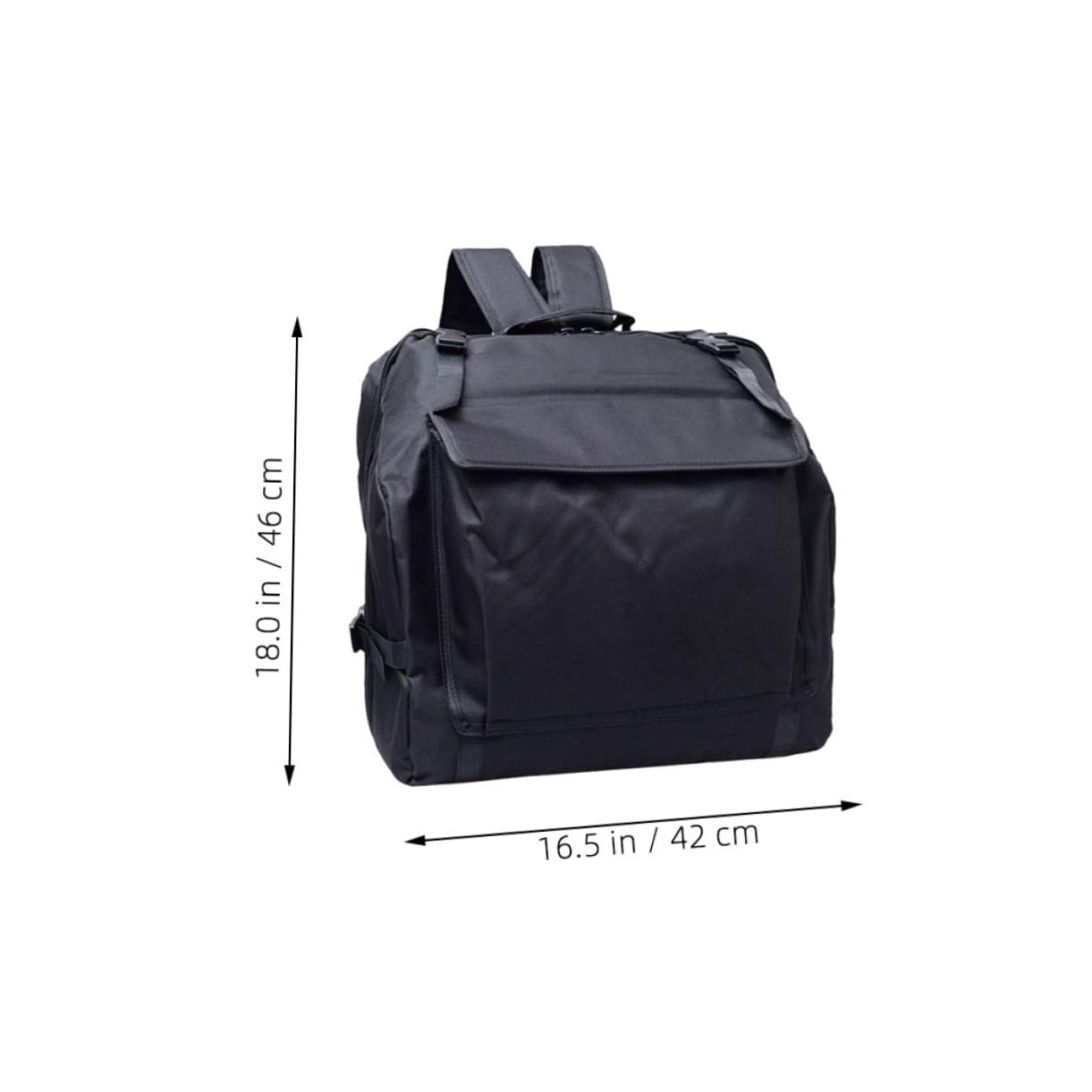 Toddmomy Bolsa Acordeón Resistente con Bolsillos para Accesorios Estuche Portátil para Acordeón Bajos Funda de Almacenamiento para Músicos Negro