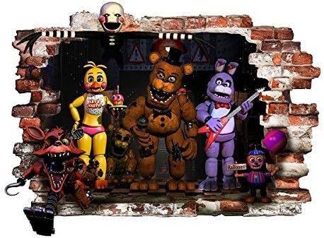 infans FNAF Wall Stickers - Bedroom Mural Decal Art - 78cmX57cm