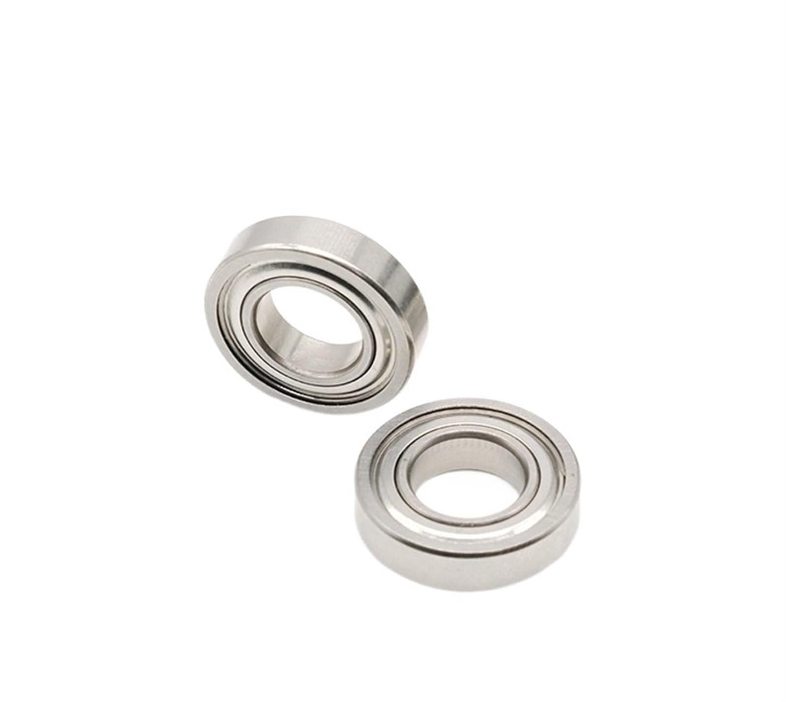 Bimetaliczna tarcza uszczelniająca Mikro łożysko głębokorowkowe 2 szt. S6702ZZ CB 15 * 21 4 mm ABEC-7 Łożysko o cienkim przekroju Hybrydowe łożyska ceramiczne ze stali nierdzewnej