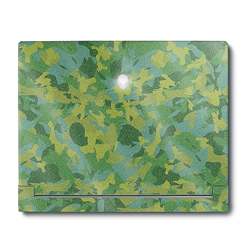 Image of MightySkins Glossy Glitter Skin Compatible with Alienware X16 R1 (2023) Full Wrap Kit - Verde Camouflage | Protective, Durable High-Gloss Glitter Finish | Easy to Apply | Made in The USA