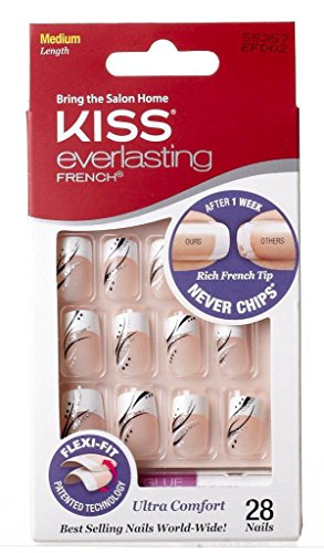 Kiss Products, Inc. Kiss Everlasting French 28 Piece Design 28 Piece Nail Kit, Vows