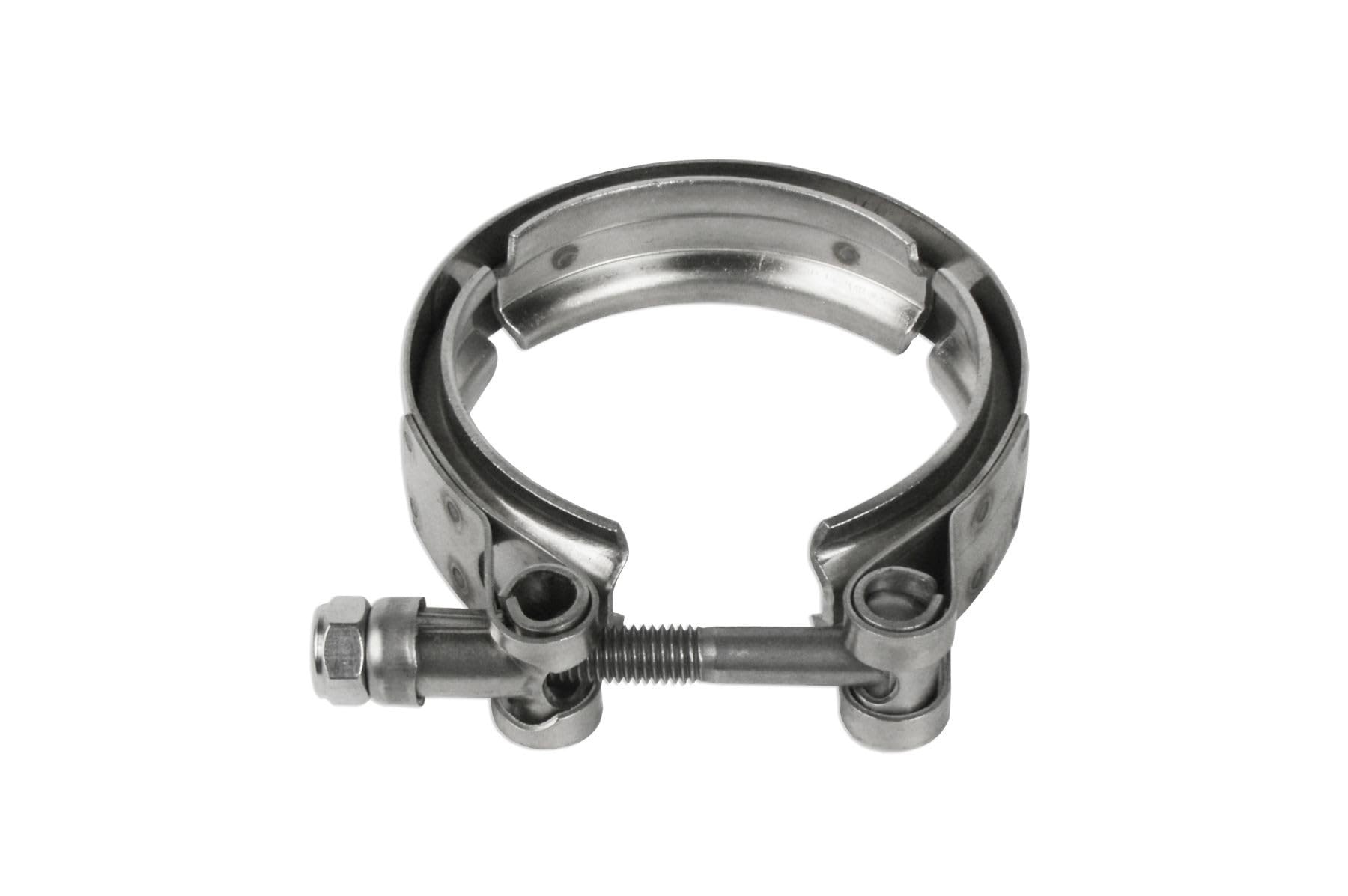 fmic.eu PERFORMANCE Collier V-Band échappement acier inoxydable, raccord tube d’échappement, bride V-Band, collier de serrage pour système d’échappement et turbo automobile 60MM (2,35 Zoll)