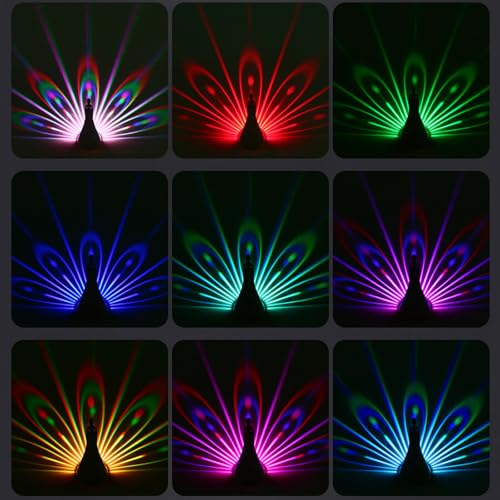 Apliques de pared RGB interior con mando a distancia para pasillo 5
