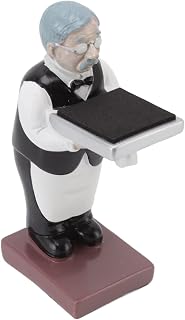 Watch Display Stand Watch Holder Rack Stand with Cute Statue Design for Jewelry Bracelet Necklace Home Office Decoration (Old Housekeeper L)