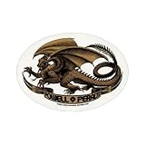Powell Peralta Oval Dragon Skateboard Sticker AstColors