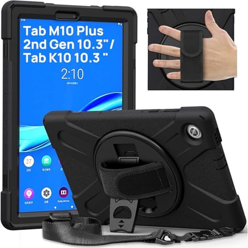 Custodia Per Lenovo Tab M10 Plus – Pelle Sintetica, Supporto Regolabile, Funzione Sleep/Wake, Per TB-X606F/TB-X606X 10.3'' - 5