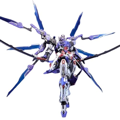 1/100 スケールVALKYRIE ヴァルキリー塗装済メカ 機甲 可動 組み立て プラモデル聖徒プラスチック製機甲ロボットフィギュア アクションモデルフィギュアプレゼント高さ21cm造 EDDAS組立キット 合金関節 [並行輸入品]