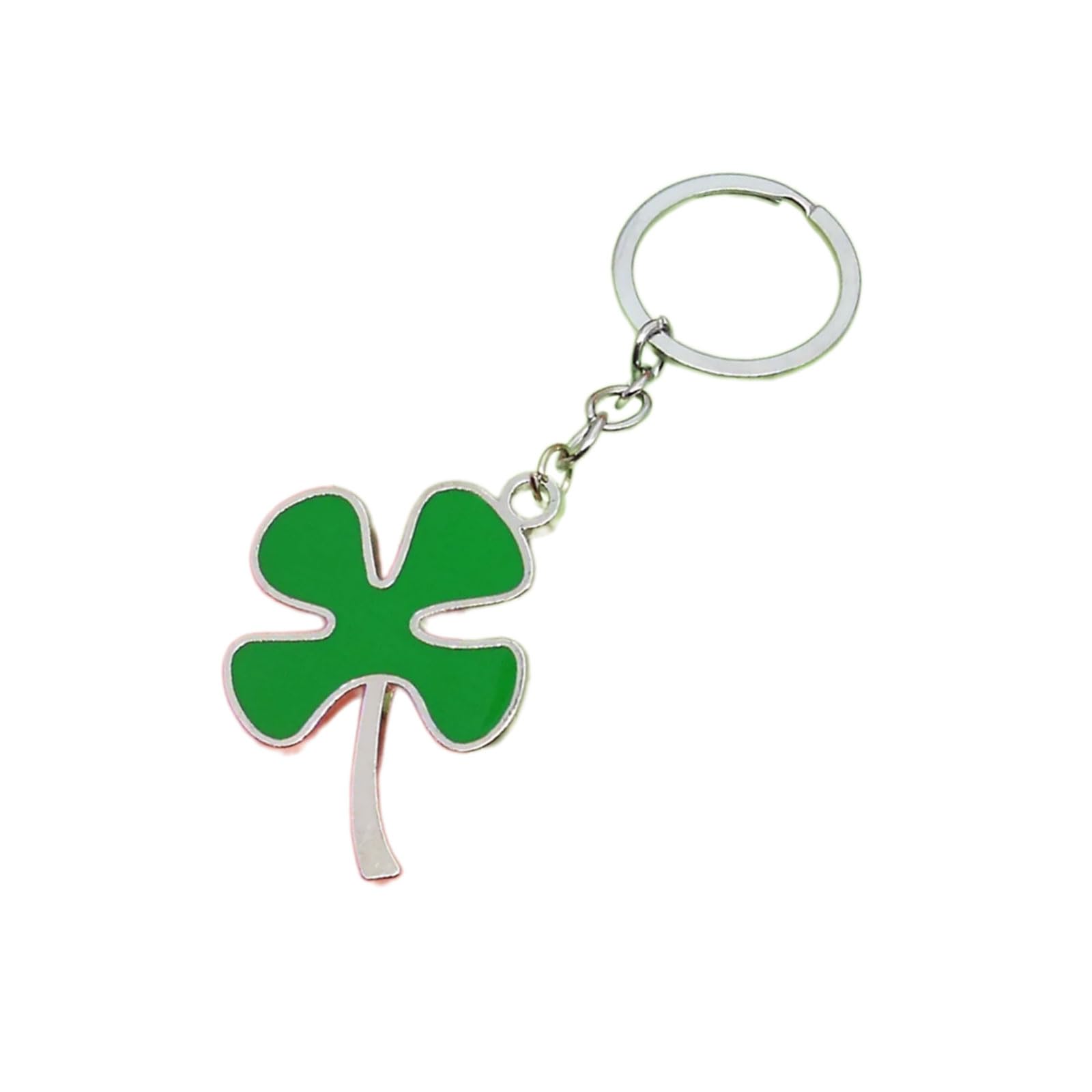 Baodss Exquisite Alloy Four Clovers Keychain Symbolizing Luck and Happiness Decoration for All Ages Ideas