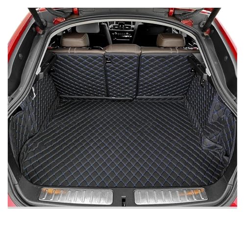 Tapis de coffre sur mesure Lexus RZ 2023 intérieur luxe noir et bleu