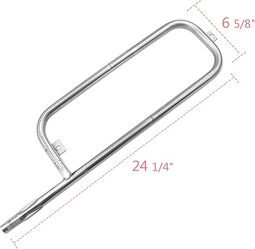Miniatura 2 de Repuesto de quemador e encendedor para parrilla de gas portátil Weber Traveler 9010001 9013001 9020001 9030001 9030001, tubo de quemador de acero