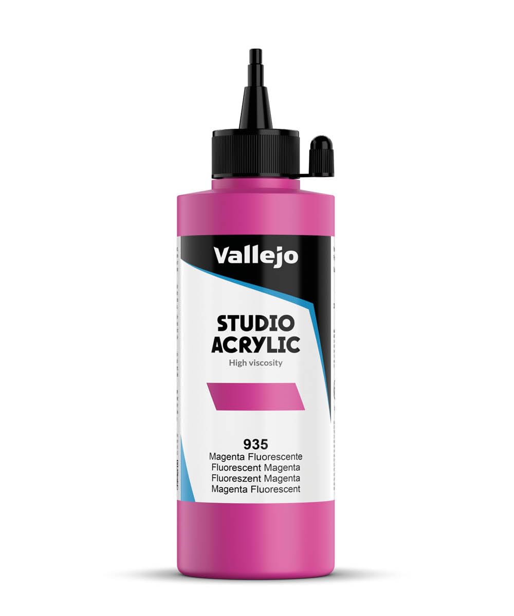 Vallejo Magenta Fluorescent Av Studio Acrylic : 200Ml
