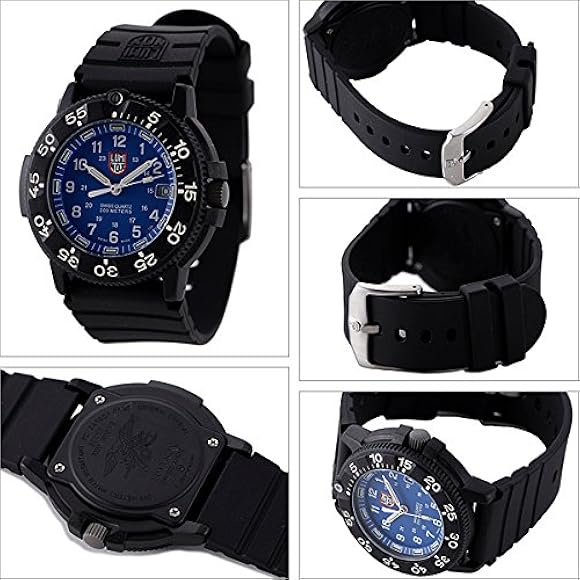 Amazon | (ルミノックス) LUMINOX ルミノックス 時計 メンズ LUMINOX 3003 NAVY SEALS DIVE  ネイビーシールズダイブウォッチ 腕時計 ウォッチ ブラック/ホワイトブルー[並行輸入品] | 腕時計 | ファッション 通販