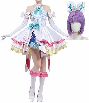 プリキュア 虹ヶ丘ましろ コスプレ 大きいサイズ ひろがるスカイ！プリキュア キュアプリズム 虹ヶ丘ましろ