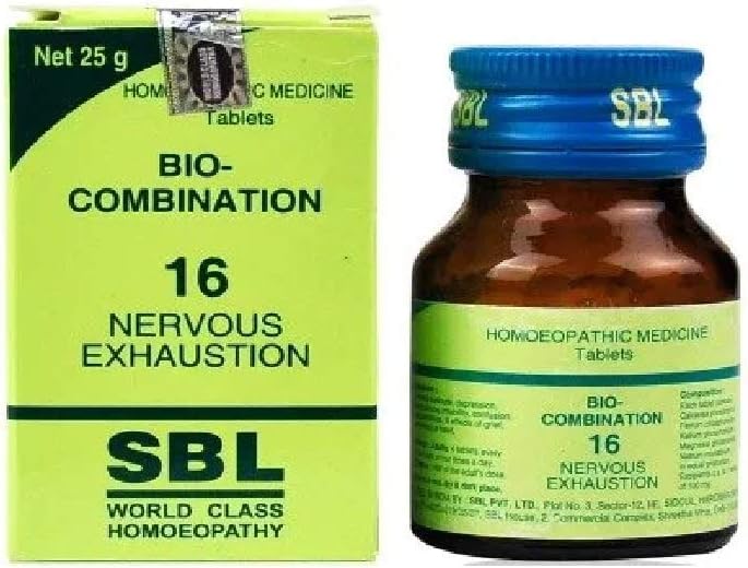 SBL Homeopathic Bio Combination 16 (BC 16) Tablets - 25 gm