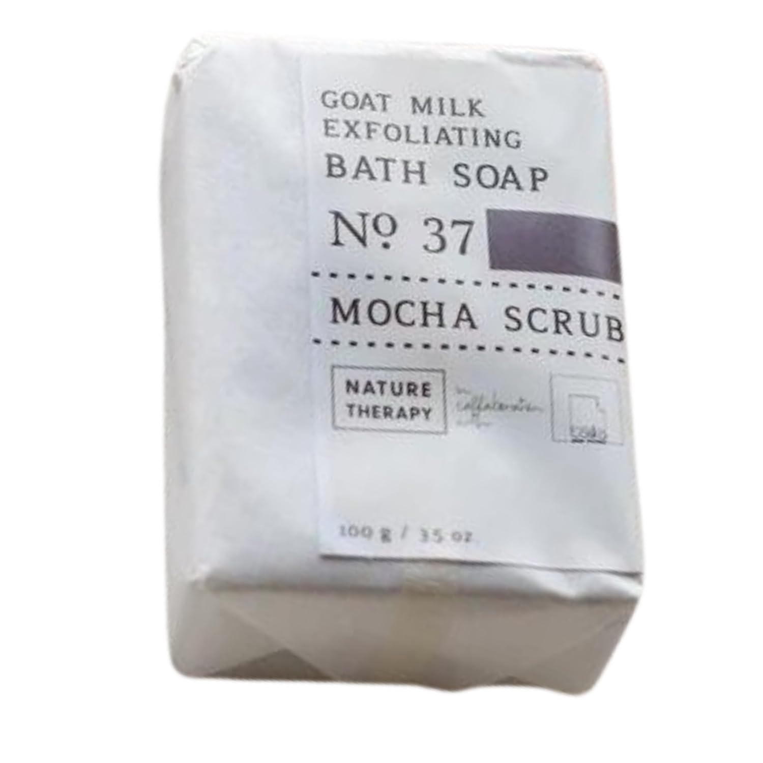 Nature Therapy No. 37 Goat Milk Exfoliating Mocha Scrub Bar - 100g