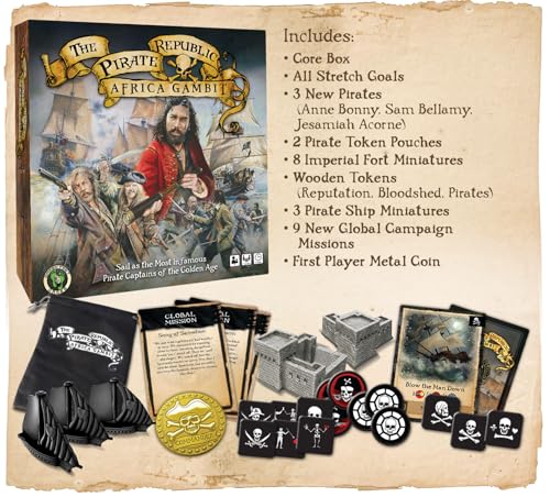 The Pirate Republic: Africa Gambit Collector's Edition miniatura 2