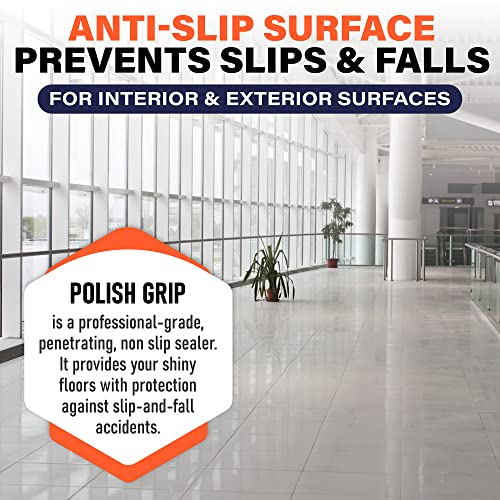 Slipdoctors Polish Grip Floor Treatment For Highly Polish Marble And Granite, Pint, Clear #TOP3