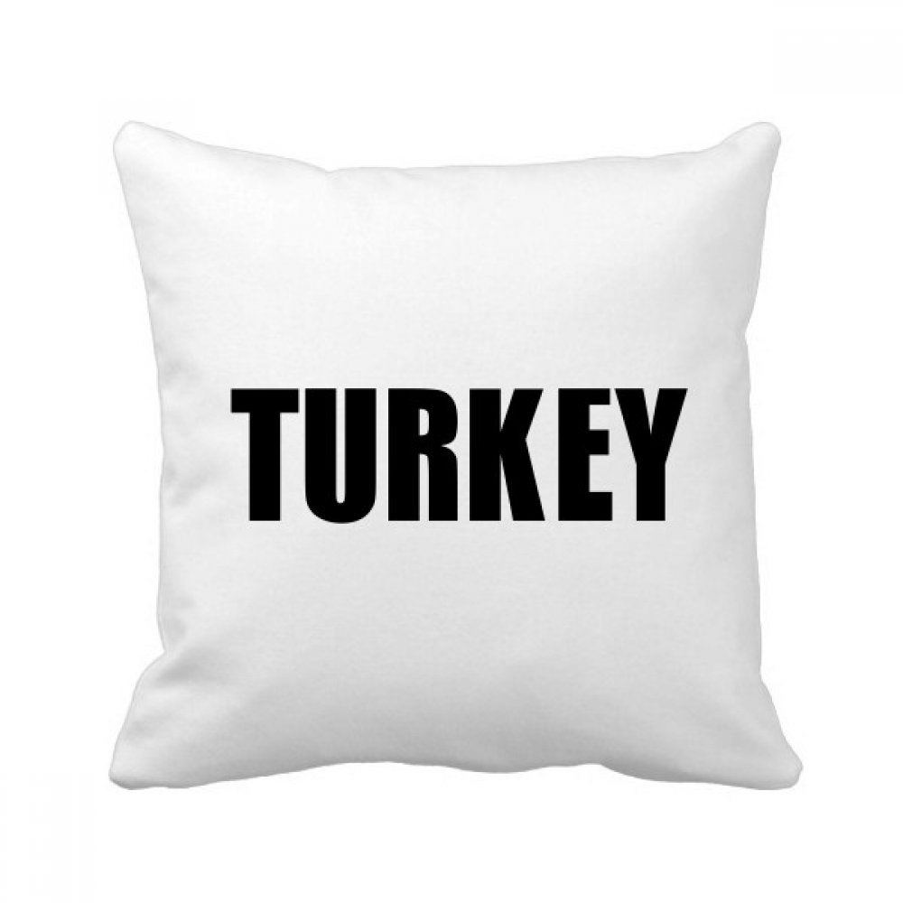 Coussin Turquie noir 40x40cm pour sublimer votre canapé de salon moderne