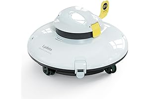 Cordless Robotic Pool Cleaner: Above Ground Pool Robot Vacuum Cleaner