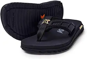 Chinelo Kenner Kivah Full Force Gold Preto