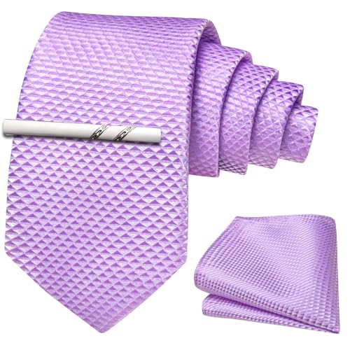 Image of Barry.Wang Boys Ties School Pre-Tied Kids Necktie Handkerchief Clip Set Uniforms Child Ties for 8-14 Years Wedding Party