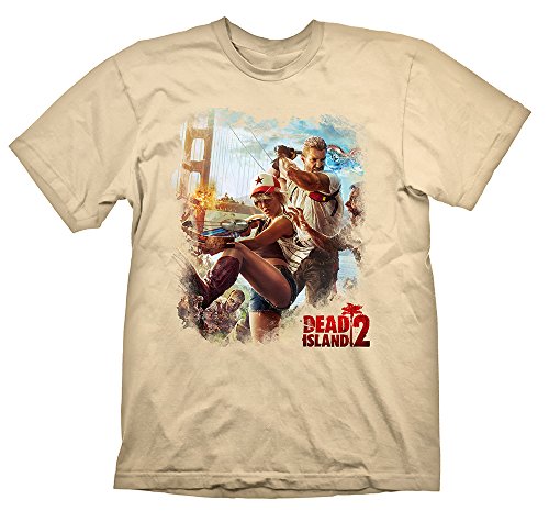 Dead Island 2 T-Shirt Key Art Golden Gate Cream, M [Importación Alemana]