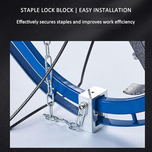 Underfloor Heating Pipe Clip Tacker Gun, Pipe Fixing Tools, with 300 Staples, Underfloor Heating Pipes Emplacement Stapler