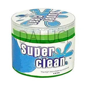 Green Super Cleaning Gel (160GM) for Car Interior Dust Cleaner for Keyboard Computer Laptop Home & Office Window Grill Electronics Cleaning Gel (1)
