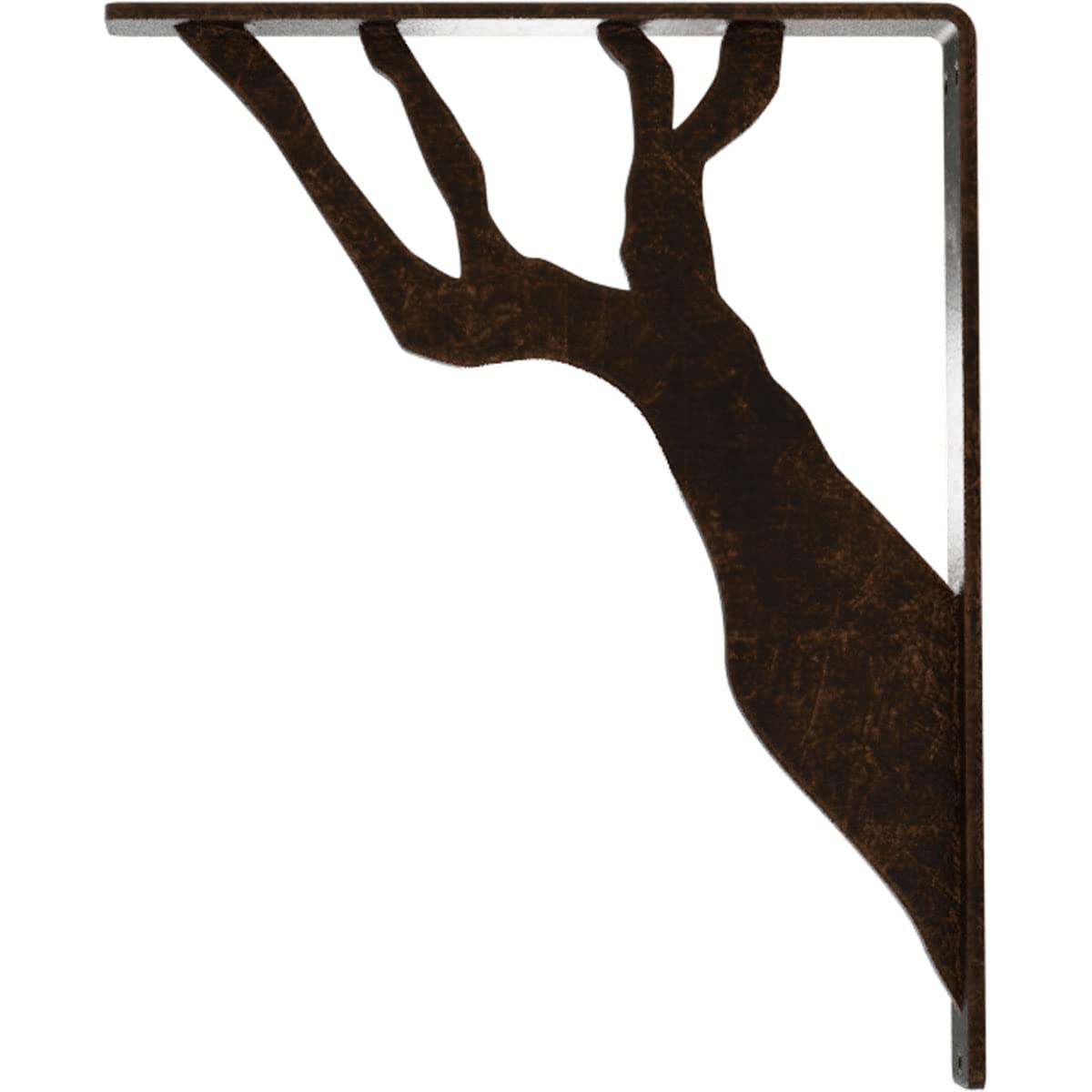 Ekena Millwork BKTM01X10X12SDAABZ Metalowy wspornik, 1 1/2" szer. x 25 cm gł. x 30 cm wys