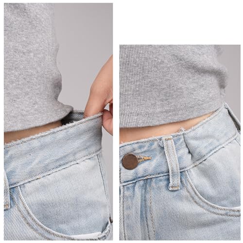 Itkcozcg Hosen-Taillenspanner mit verstellbaren Schnallen, Verlängerung, Jeansknöpfe für einfache Anpassung, 3 Stück