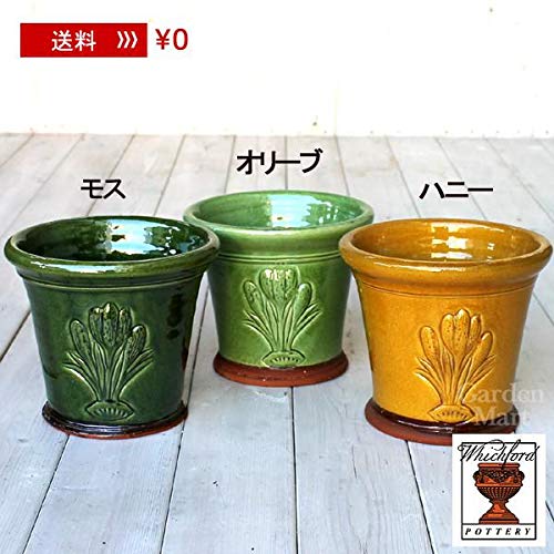 Amazon | ウィッチフォード テラコッタ植木鉢 グレイズド