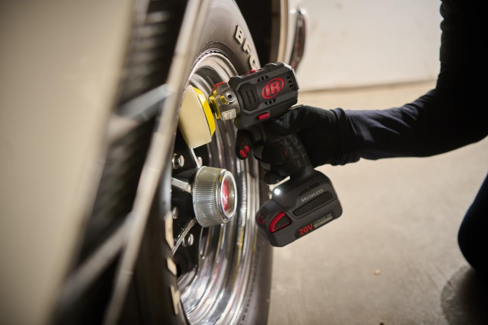 Ingersoll Rand G4621-K22 20V Cordless Polisher/Sander 2 Battery Kit, 8300 RPM, 2" & 3" Pad