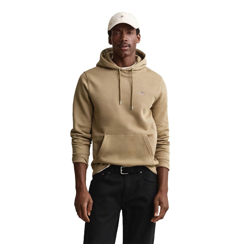 GANT Men's Reg Shield Hoodie Hooded Sweatshirt