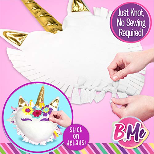 DIY Unicorn Pillow Kit for Girls - No Sew Unicorn Pillow - Make Your Own Pillow Set for Kids - Arts and Crafts Unicorn… - Image 3