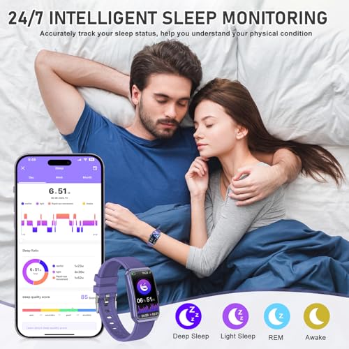 Image of Fitness Tracker with 24 /7 Heart Rate, Blood Oxygen, Sleep Tracker, Activity Tracker with Step Tracker for Women Men