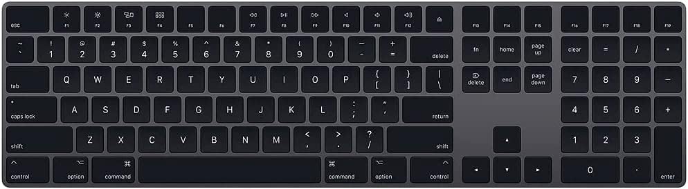 Apple Magic Keyboard 1st gen Gray 109 Keys (Renewed)