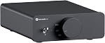 Fosi Audio Q6 Mini Desktop DAC, USB C Digital to Analog Audio Converter for Home Stereo Amplifier and Headphone Amp, Optical/Coaxial Input, RCA Output/Sub-Out, High-Resolution 32bit/768kHz DSD512