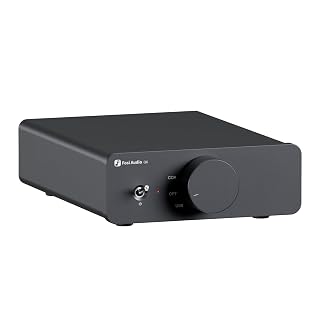 Fosi Audio Q6 Mini Desktop DAC, USB C Digital to Analog Audio Converter for Home Stereo Amplifier and Headphone Amp, Optical/Coaxial Input, RCA Output/Sub-Out, High-Resolution 32bit/768kHz DSD512 - Amazon product rated Grade B