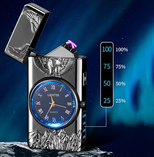 Encendedor eléctrico recargable dual arco HUZHUAN miniatura 3