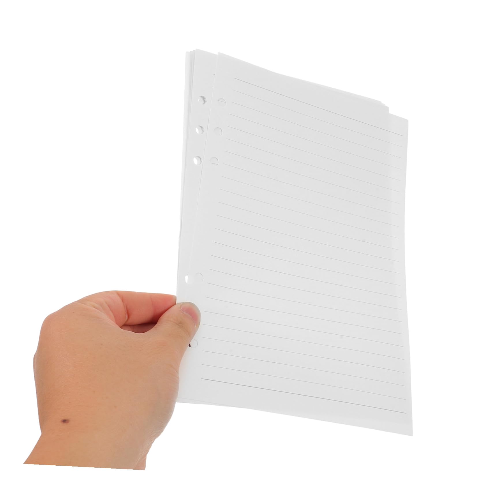 Uonlytech 225blätter Liniertes Einlegepapier Nachfüllpapier Lose für Planer Notizbücher und Tagebücher
