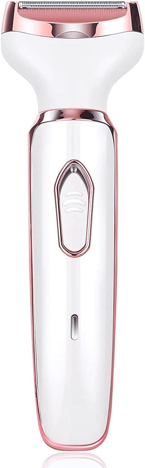 Epilatore Rasoio Trimmer - Rasoio Elettrico Strumento, Rasoio Portatile for Rasatura del Viso, Rasoio Elettrico Bagnato e Asciutto for Gambe, Epilatore for la Depilazione for Donne, Sistema di Taglio