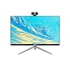 23.8″ Full HD IPS All-in-One Desktop Computer with Windows 10 Pro – Intel QuadCore, 4GB RAM, 128GB SSD, Dual-Band WiFi, Bluetooth – AIO PC with Detachable Webcam, Wireless Keyboard and Mouse