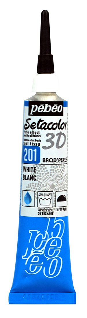 ぺべオ ラメ入りの膨らんだ線やドットが描ける布用絵具 セタカラー3Dグリッター 20ml NO.36シルバーパウダー 9jupf8b 31lVKMCyyeL.__AC_SR150,300___.jpg