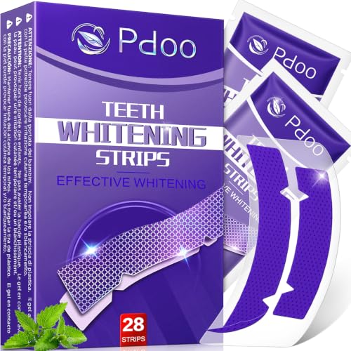 Image of Purple Teeth Whitening Strips 28 Count - 14 Days Treatment Whitener Strips