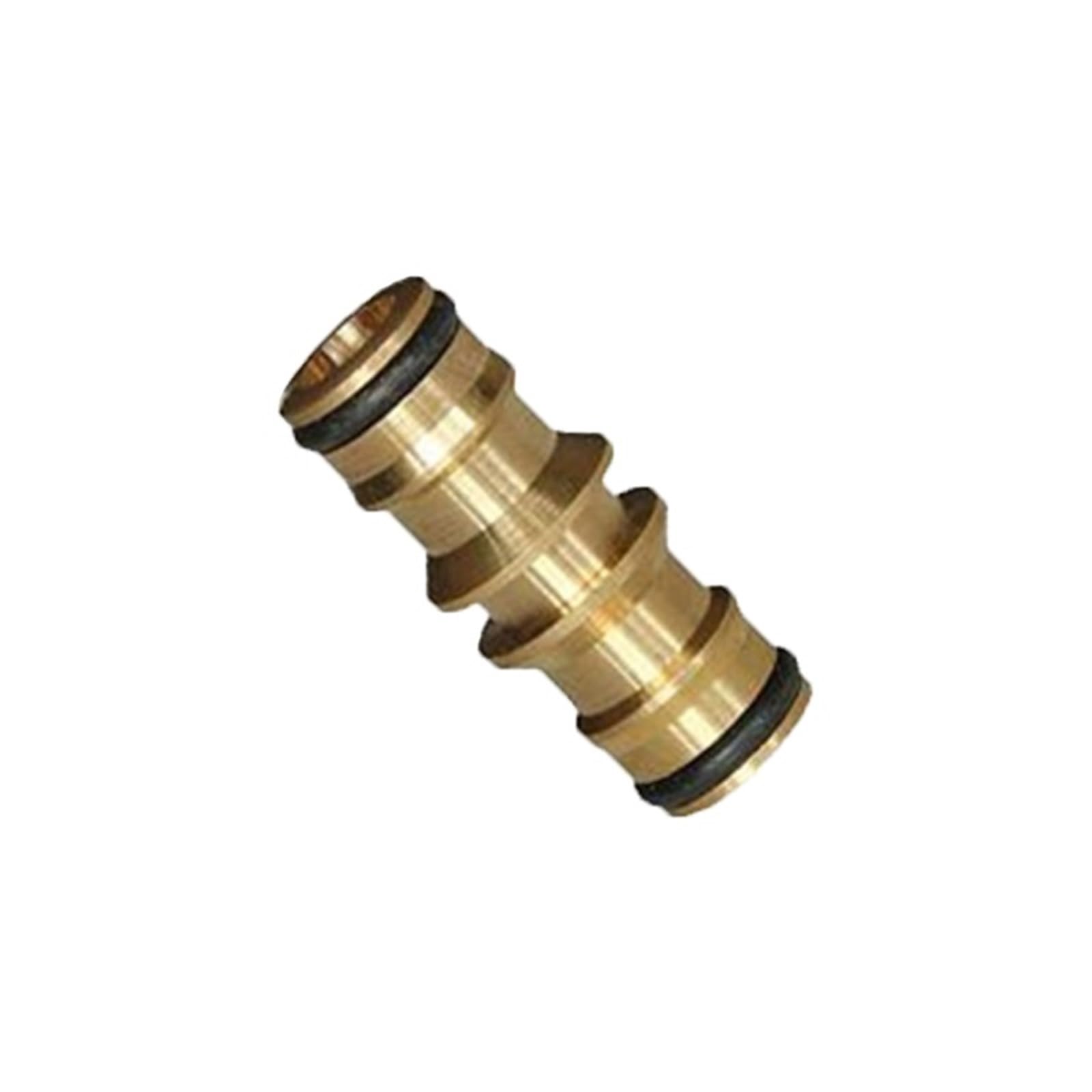 Qeoqwqb Double Way Connector 1/2" 3/4“ Thread Quick Connector Adapter Garden Hose Connectors Irrigation Faucet Adapters(,3/4'')