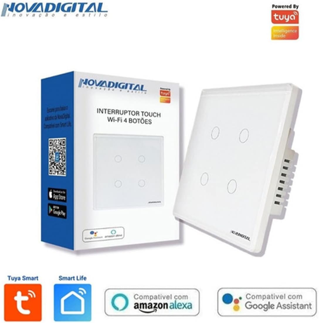 Review Interruptor Inteligente 4x4 Wi-Fi Testado por 7 dias em casa