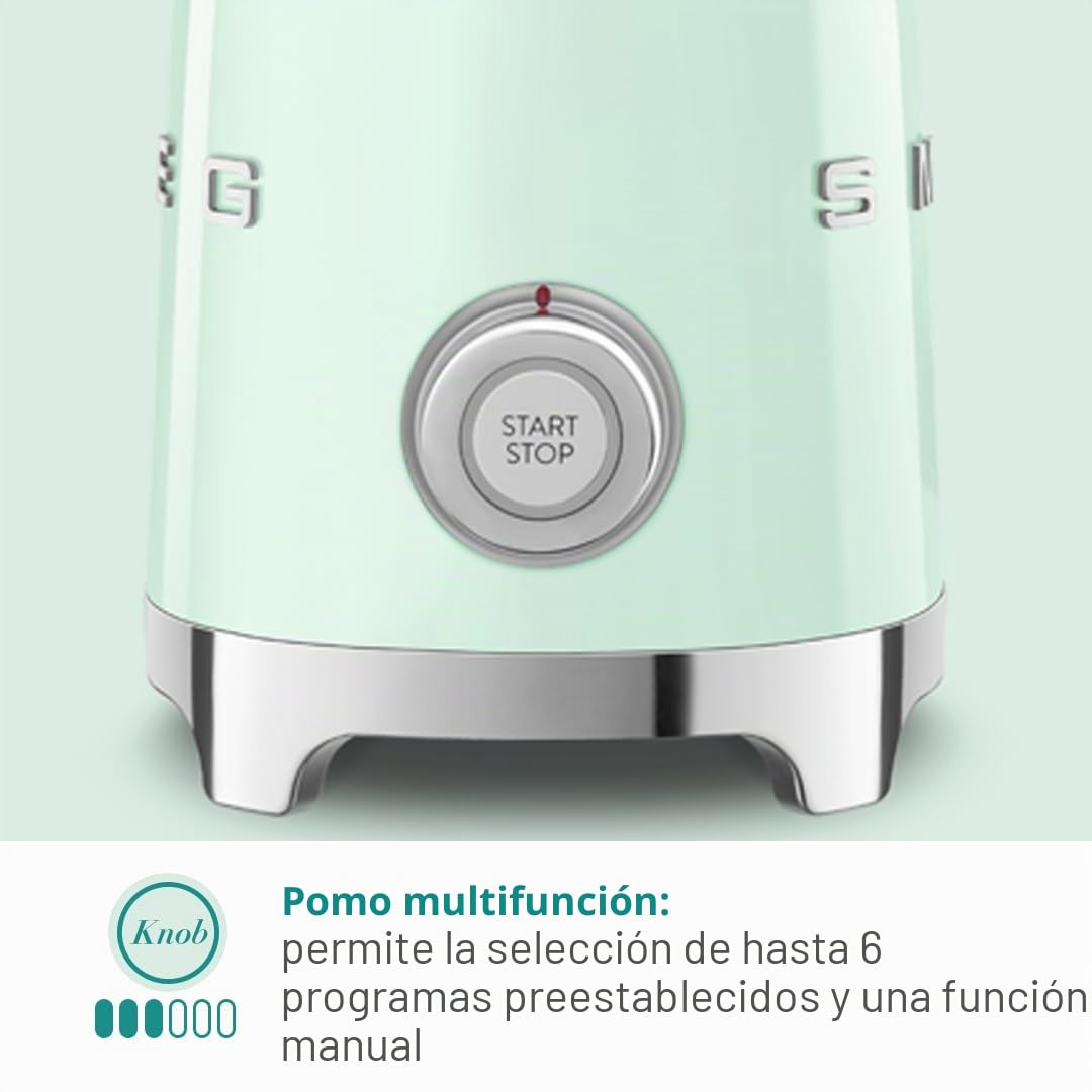 Smeg MFF11PGEU milk frother 50`s Style pastellgrün